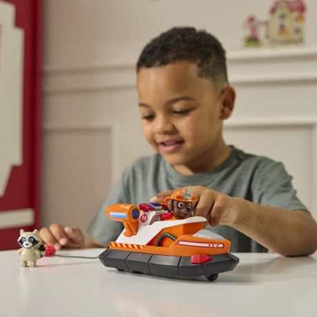 Figurine Zuma - Véhicules + Raton laveur - des 3 ans - Fire Rescue - La Pat'Patrouille