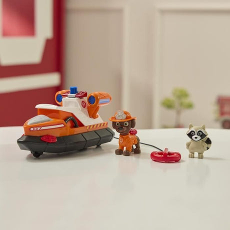 Figurine Zuma - Véhicules + Raton laveur - des 3 ans - Fire Rescue - La Pat'Patrouille