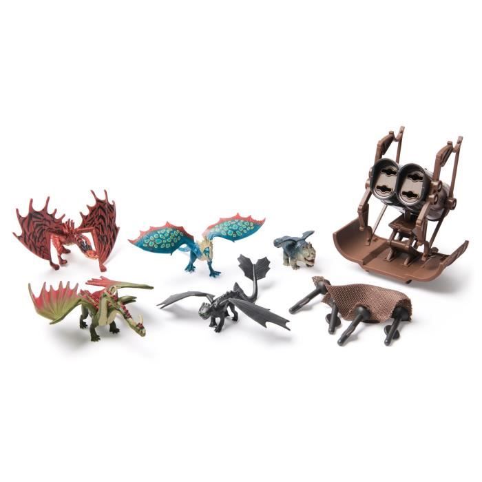 Dragon - Coffret mini figurines - Chasseur de dragons - des 4 ans - Dreamworks Dragon