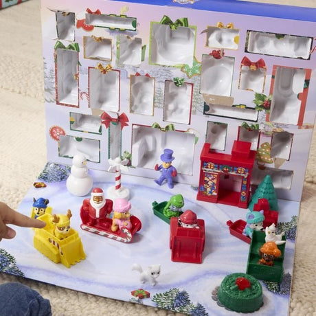 Calendrier de l'Avent - 24 surprises - Figurines et accessoires - des 3 ans - La Pat'Patrouille