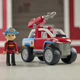 Paw Patrol -Figurine Ryder + véhicule - des 3 ans - Fire Rescue - La Pat'Patrouille