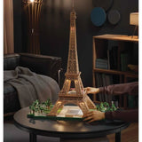 4D Build - Puzzle 3D - Tour Eiffel lumineuse - 252 pieces - 90cm - des 12 ans
