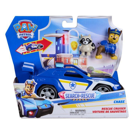 Véhicule et figurine - Chase - Search & Rescue - La Pat'Patrouille