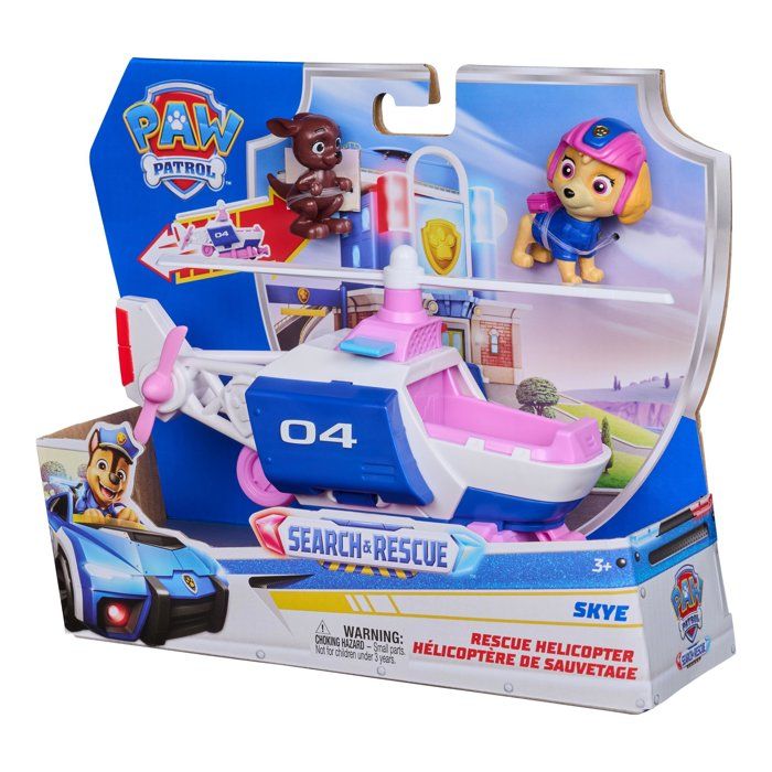 Véhicule et figurine - Stella - Search & Rescue - La Pat'Patrouille