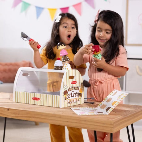 Jeu d'imitation - Distributeur de glaces - 28 pieces - des 3 ans - Melissa & Doug