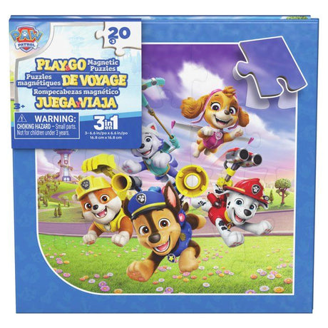 Livres de voyage - Modele aléatoire - 3 puzzles magnétiques -Pat'Patrouille ou Gabby et la Maison Magique ou Dora