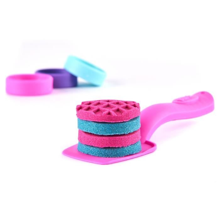 Jeu de sable a modeler - SPIN MASTER - Coffret Pâtisserie Licorne - 453g - Pailleté et néon