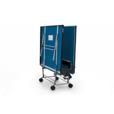 Table tennis de table - SPONETA - S3-47 e - Pliable - Usage extérieur - Demi-plateau relevable - Gris et bleu