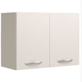 Spring - Meuble haut de cuisine avec égouttoir - 2 portes - L80 x P35,6 x H57,9 cm - Blanc - Parisot