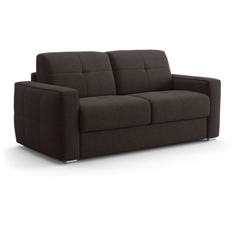 Canapé convertible express - 3 places - SQUARE - Tissu Gris anthracite - 200 x 105 x 90 cm
