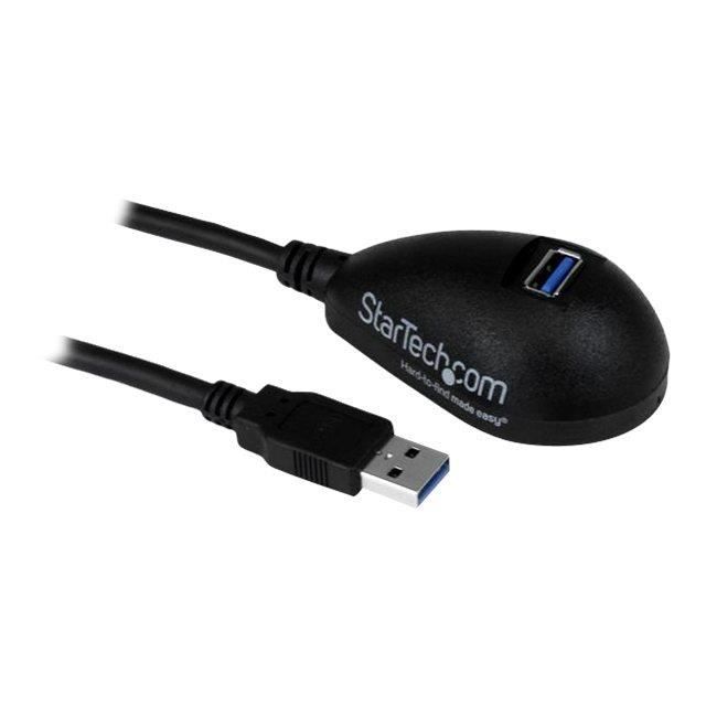 Rallonge USB 3.0 A vers A de 1,5 m sur socle - STARTECH - USB3SEXT5DKB - Connecteur droit - Garantie a vie