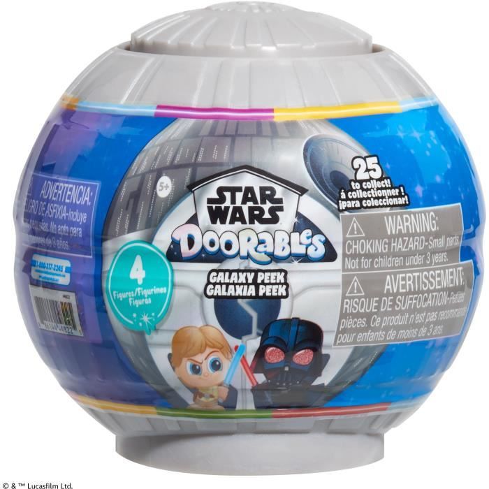 Figurines a collectionner - STAR WARS - Capsule Galaxy Peek - 4 figurines, 4 cm, 25 a collectionner