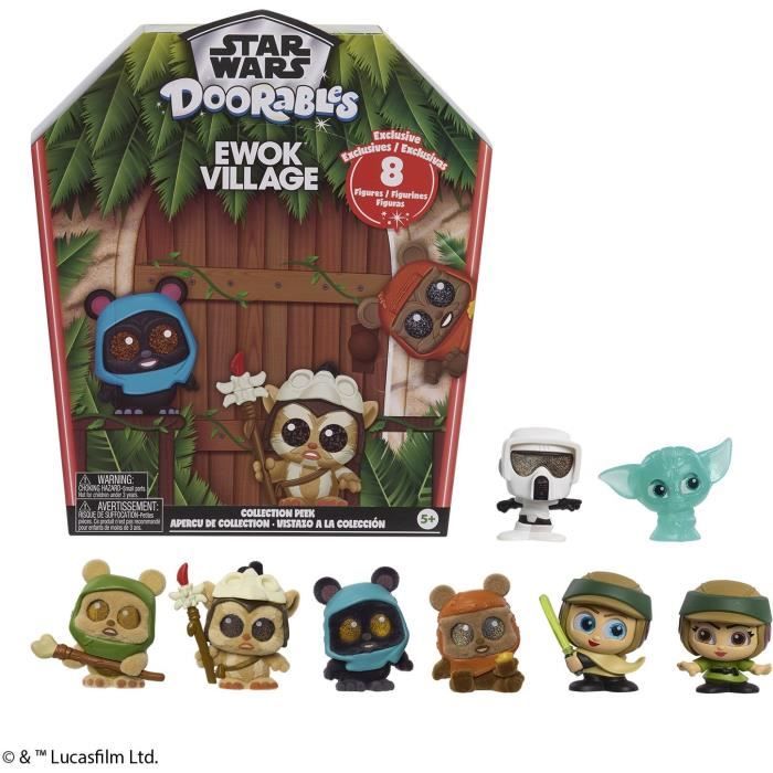 Figurines a collectionner - STAR WARS - Coffret Collector Ewok - 8 figurines exclusives, a partir de 5 ans