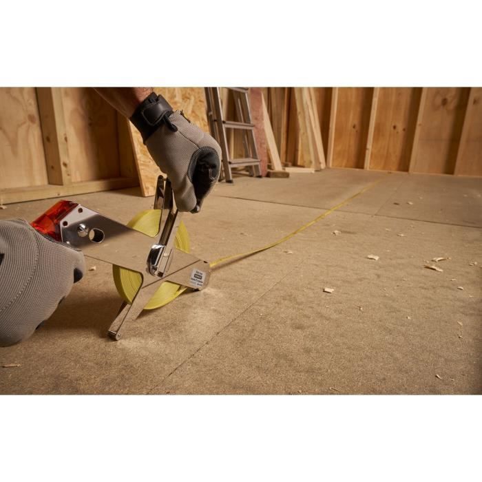 Metre ruban mesure longue - STANLEY - 1-34-478 - 50 m x 12,7 mm - Ruban Acier - Mabolon Master II