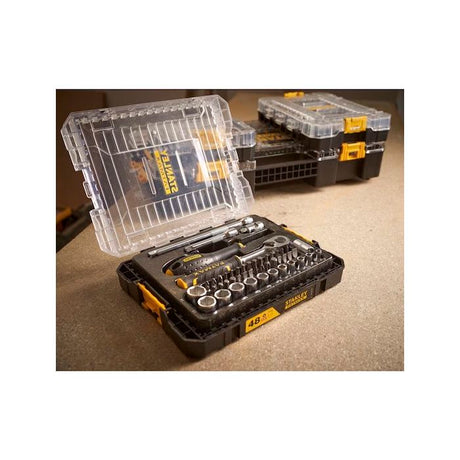 COFFRET DE DOUILLES STAKBOX M - Ľ'' STANLEY JEU DE 48 PCS - FATMAX - FMMT98101-0