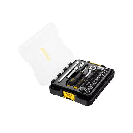 COFFRET DE DOUILLES STAKBOX M - Ľ'' STANLEY JEU DE 48 PCS - FATMAX - FMMT98101-0