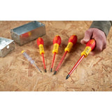 Jeu de 5 Tournevis - STANLEY FATMAX - XTHT0-62692 - Isolés 1000V - Electricien + Phillips + Testeur