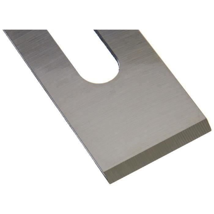 Fer pour rabot d'établi métallique - STANLEY - 0-12-508 - Acier chromé au carbone - 40 mm