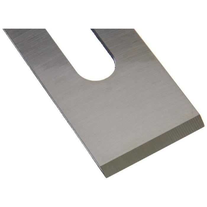Fer pour rabot d'établi métallique - STANLEY - 0-12-508 - Acier chromé au carbone - 40 mm