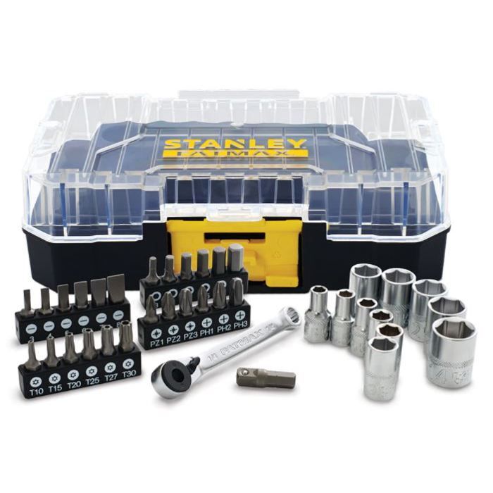 Coffret STAKBOX S 1/4'' jeu de 37 pieces - Stanley Fatmax - FMMT19101-0