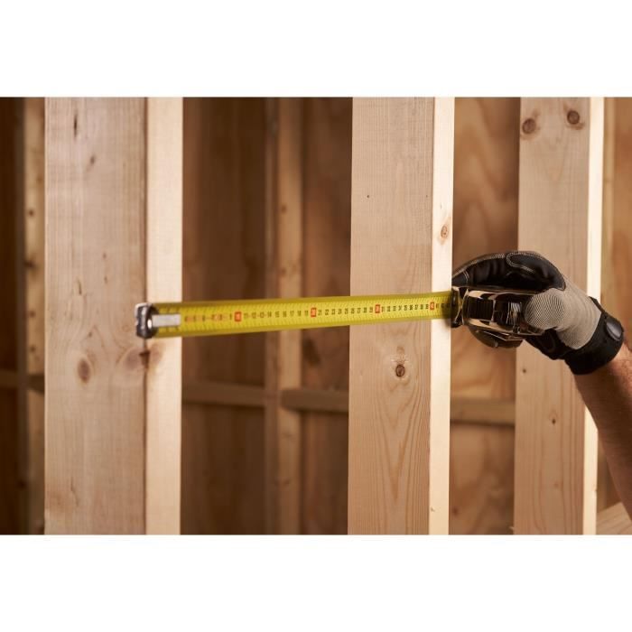 Metre ruban - STANLEY - 0-33-532 - 10 m x 25 mm - Blade Armor - Powerlock