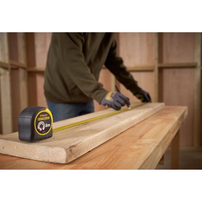 Metre ruban 8 m x 32 mm STANLEY FATMAX - FMHT81555-0 - Blade Armor