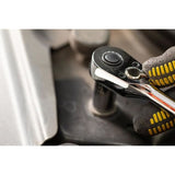 Jeu de cliquet et douilles STANLEY - Cliquet 72 dents 1/4' + 10 douilles 12 pans de 5,5 a 14 mm