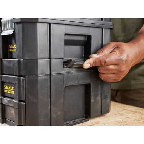 Kit 2 Mallettes PRO-STACK™ - STANLEY FATMAX - FMST1-71981 - 2 poignées - 2 tiroirs - 21,5 L