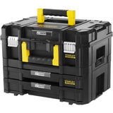 Kit 2 Mallettes PRO-STACK - STANLEY FATMAX - FMST1-71981 - 2 poignées - 2 tiroirs - 21,5 L