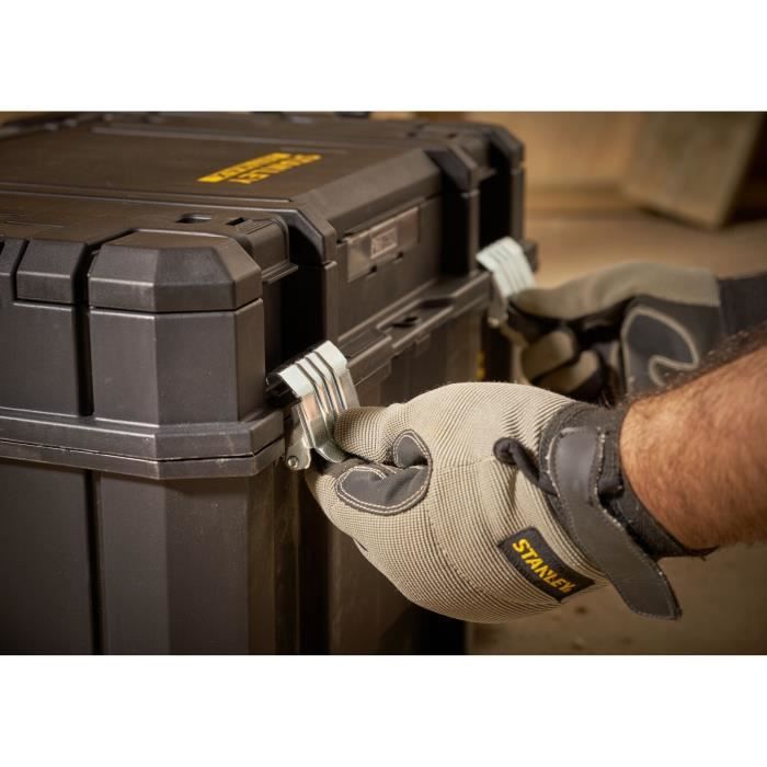 Coffre avec organiseur PRO-STACK - STANLEY FATMAX - FMST1-75796 - 23 L - Charge 30 kg