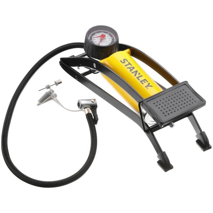 STANLEY - Pompe a Pied - STHT80894-1 - Pression maxi : 100 psi / 6,9 bars