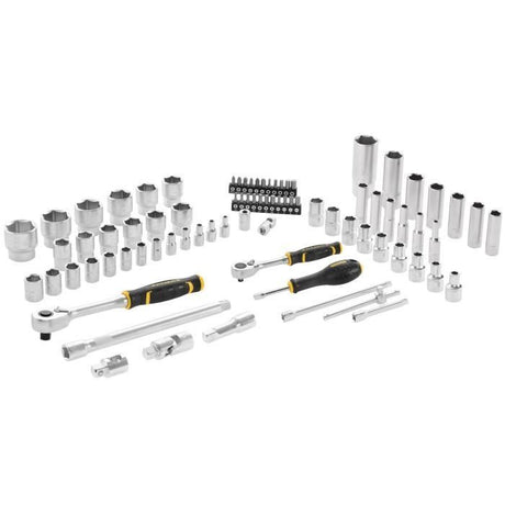 Coffret douilles 1/4 et 1/2 - STANLEY - FMMT82826-1 - cliquet et rallonge FATMAX - jeu de 81 pieces