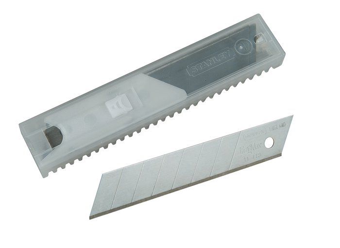 10 lames sécables de cutter FATMAX 18mm - STANLEY - 2-11-718