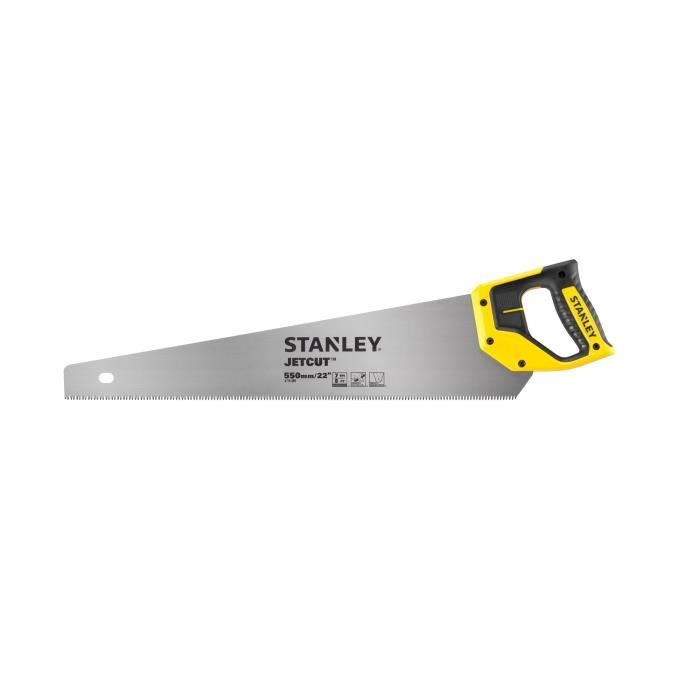 Scie égoine - STANLEY - 2-15-289 - Jetcut - 550 mm - coupe de débit