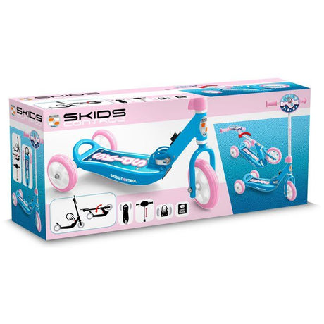 Trottinette 3 roues pliables - STAMP - Skids Control Explore - Rose