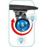 Skateboard 22 x 6 - STAMP - SKIDS CONTROL - Roues lumineuses