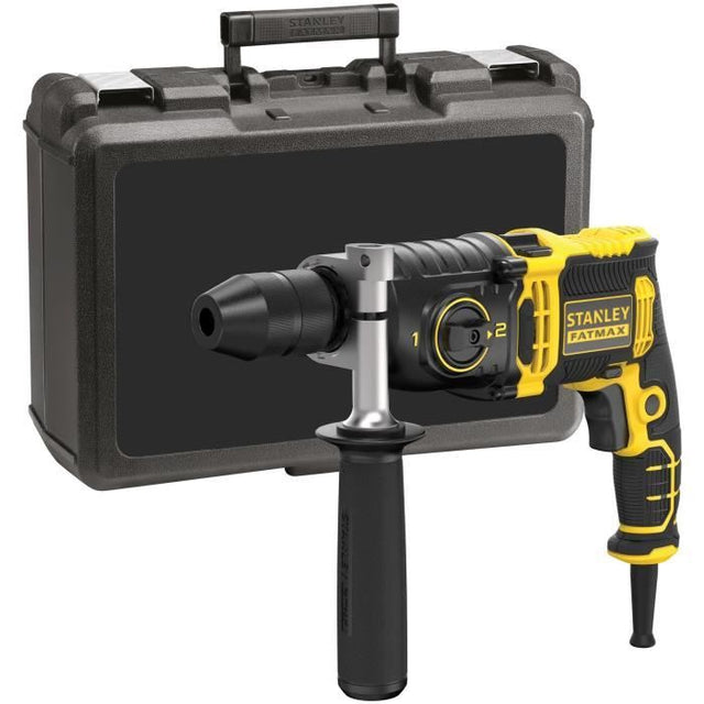 Perceuse a percussion filaire - 850W - STANLEY FATMAX V20 - FMEH850K-QS - mandrin métal 13mm