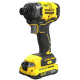 Visseuse a impacts - STANLEY FATMAX V20 - SFMCF810D2K-QW - 170 Nm Brushless - Lithium 18V - 2 Batteries 2Ah