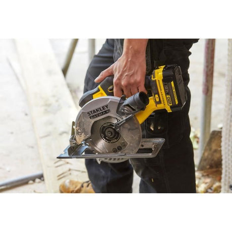 Scie Circulaire sans fil - 18V - STANLEY FATMAX V20 - SFMCS500B-XJ - 165 mm - Sans Batterie
