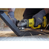 Meuleuse sans fil - 18V - STANLEY FATMAX V20 - SFMCG400M2K-QW - 125mm - 2 batteries 4 Ah + chargeur 2 A