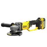 Meuleuse sans fil - 18V - STANLEY FATMAX V20 - SFMCG400M2K-QW - 125mm - 2 batteries 4 Ah + chargeur 2 A