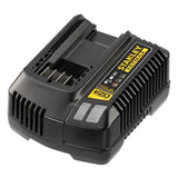 Chargeur 18V 4A - Stanley Fatmax - Compatible avec toutes les batteries de la Gamme V20 - SFMCB14-QW