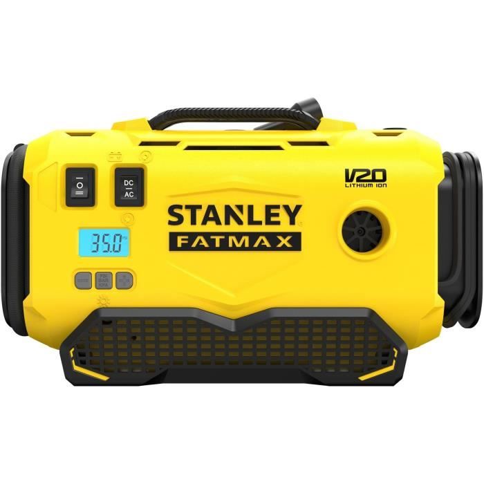 Gonfleur Compresseur - STANLEY FATMAX V20 - SFMCE520B-QW - 18V - 11 bars - Sans Batterie
