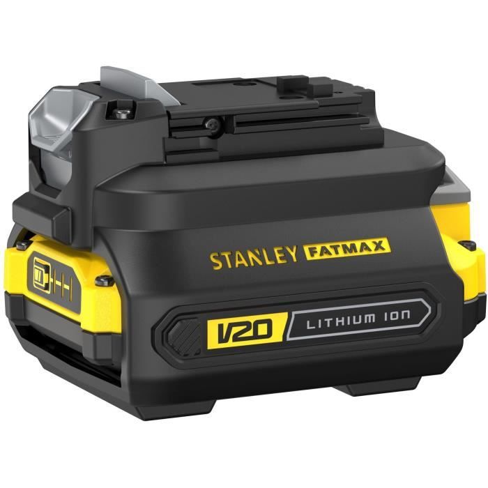 Adaptateur de Batterie - STANLEY FATMAX V20 - SFMCB100-XJ - Sur Outils 18V Gamme 2019