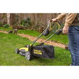 Tondeuse autopropulsée électrique sans fil + 2 batteries 4Ah + chargeur - Stanley Fatmax - SFMCMWS251M-QW - 18V - 51cm de coupe