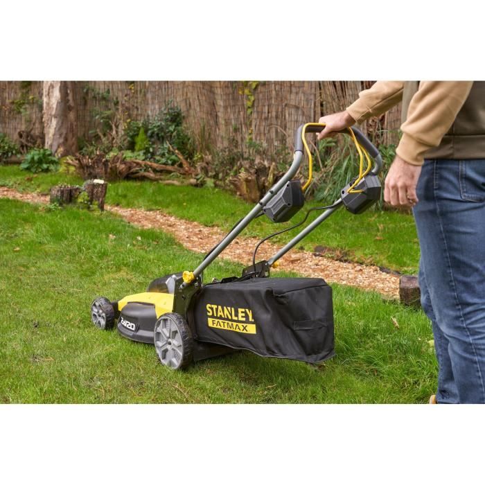 Tondeuse autopropulsée électrique sans fil - Stanley Fatmax - Brushless - SFMCMWS251M-QW - 18V - 51cm de coupe - Sans batterie