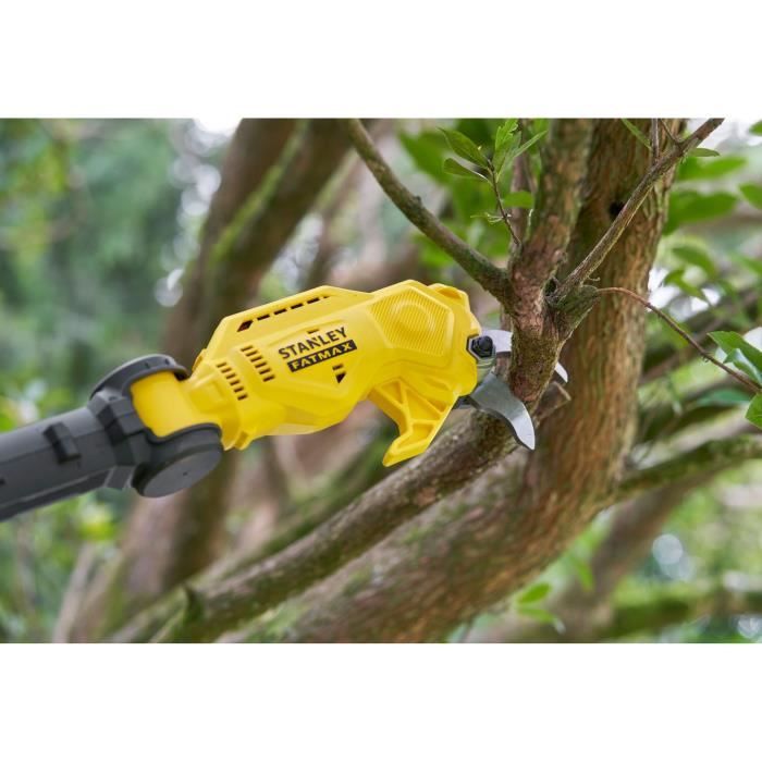Sécateur sur perche sans fil + batterie 2Ah + chargeur - Stanley Fatmax - SFMCPP632D1?-QW - 18V