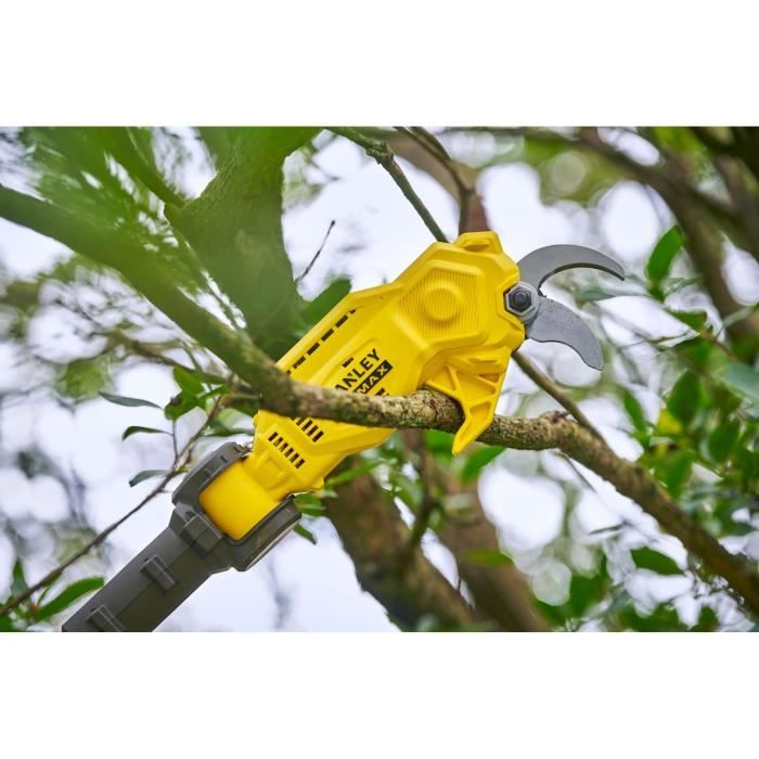 Sécateur sur perche sans fil + batterie 2Ah + chargeur - Stanley Fatmax - SFMCPP632D1?-QW - 18V