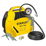 Compresseur d'air sans cuve STANLEY AIR KIT - 1,5 CV - Ultra-compact - Portatif