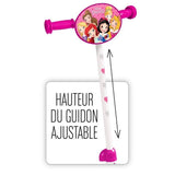 Trottinette 3 Roues - STAMP - DISNEY PRINCESSES - Ajustable en hauteur - Plateau anti-dérapant